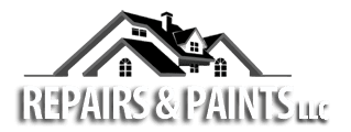 Repairs & Paints LLC logo no background. Home painting contractor South Jersey.